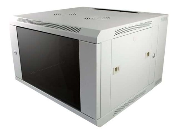 ALLNET 19""Wandgehäuse, 12HE, 2-teilig, T600mm, Lichtgrau, SMB-Serie, ALL-SMB6612GRAU