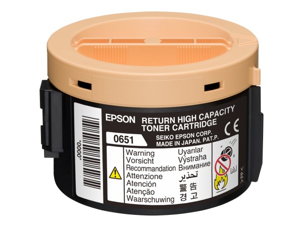EPSON Schwarz Tonerpatrone Epson Return Program C13S050651