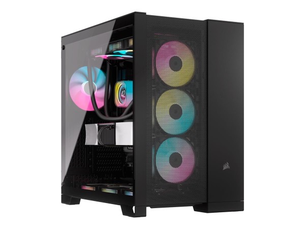 CORSAIR Geh Midi 6500D Airflow (Tempered Glass) Black CC-9011259-WW