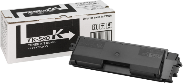 KYOCERA KYOCERA Original TK-580 Toner 4er Set schwarz cyan magenta gelb - 3.500/2.800 - Original