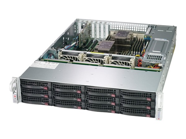 SUPERMICRO Barebone Storage SuperServer Black 2U Dual Sockel 4189 SSG-620P- SSG-620P-ACR12L