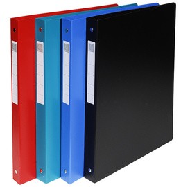 EXACOMPTA Ringbuch, 2-Ring-Mechanik, DIN A4, schwarz