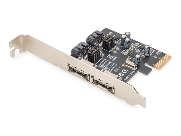 DIGITUS DIGITUS SATAIII PCIexpress Add-On card int 4xSATA/ex 2xeSATA wahlbar ASM1061
