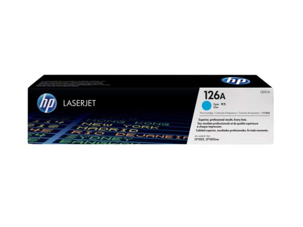 HP 126A Cyan LaserJet Tonerpatrone (CE311A) CE311A