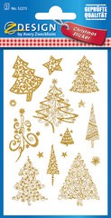 AVERY Zweckform ZDesign Weihnachts-Sticker "Bäume"