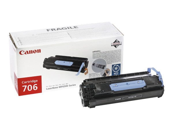 CANON 706 Schwarz Tonerpatrone 0264B002