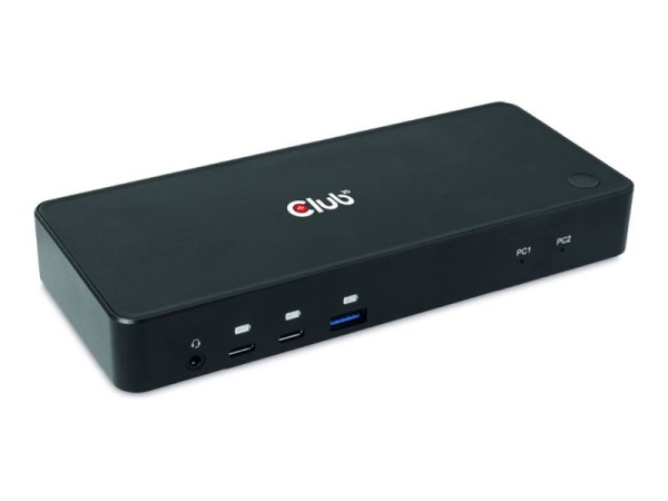 CLUB3D KVM Switch 4K60Hz 2x USB-C> HDMI/DP/3xUSB/2xUSB-C/LAN retail CSV-1585