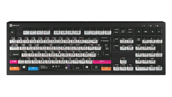 LOGIC-KEYBOARD LKB-AEPP-A2PC-FR Tastatur USB AZERTY Französisch Schwarz LKB-AEPP-A2PC-FR