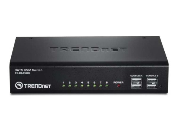 TRENDNET 8-PORT CAT5 KVM SWITCH TK-CAT508