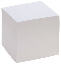 folia Zettelboxeinlage, 90 x 90 mm, 700 Blatt, weiß