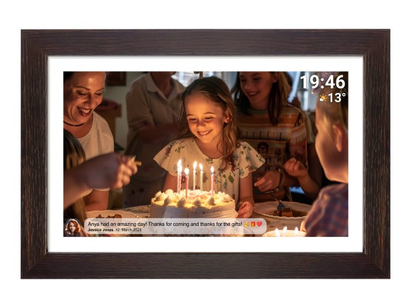 INTER SALES DENVER PFF-1543DW - Digitaler Fotorahmen - 1 GB RAM - 16 GB - 39.6 cm (15.6")