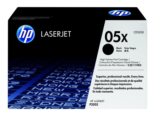 HP HP 05X Schwarz LaserJet Tonerpatrone (CE505X)