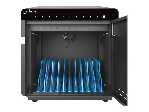 MANHATTAN IC INTRACOM Manhattan 10-Port Ladeschrank 180W 10 USB-C PD-Ports bis 18W