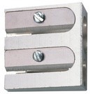 herlitz Doppel-Spitzer, aus Aluminium, Keilform