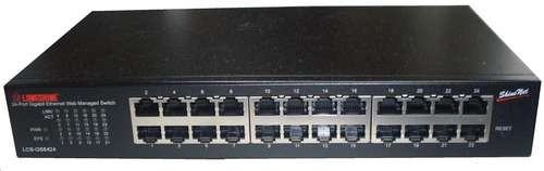 LONGSHINE Switch Longshine 24x GE GS8424 Web Smart SNMP (Fanless) LCS-GS8424