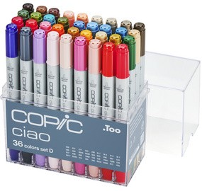 COPIC Marker ciao, 36er Set D