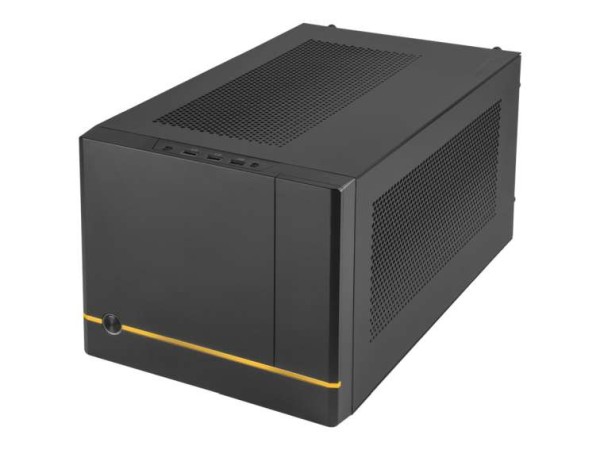 SILVERSTONE SST-SG14B Sugo Mini-ITX Gehäuse - schwarz SST-SG14B