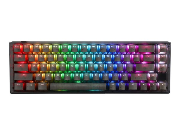 DUCKYCHANNEL DUCKYCHANNEL Ducky One 3 Aura Black SF Gaming DE-Layout, RGB, Hot Swap, Cherry MX Silent Red