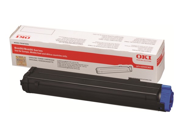 OKI Schwarz Tonerpatrone 43502302