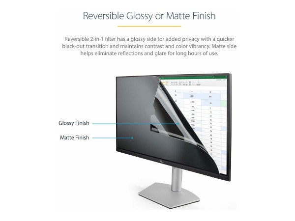 STARTECH.COM STARTECH.COM 48,26cm 19Zoll Monitor-Sichtschutz - Universal - Matt oder Glänzend - 16:10-Seitenverhä