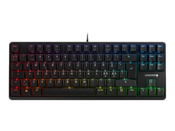 CHERRY CHERRY TAS G80-3000N RGB TKL Corded PN-Layout sw MX SILENT R