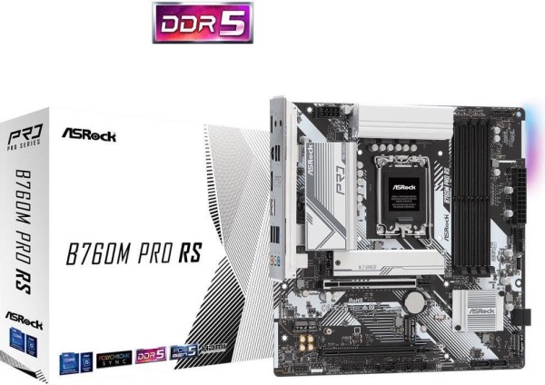 ASROCK ASROCK B760M PRO RS/D5 MATX S1700