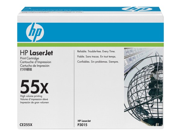 HP 55X Schwarz LaserJet Tonerpatrone (CE255X) CE255X