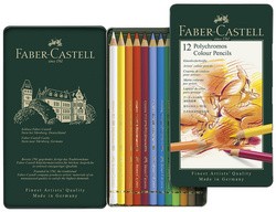 FABER-CASTELL Buntstifte POLYCHROMOS, 36er Metalletui