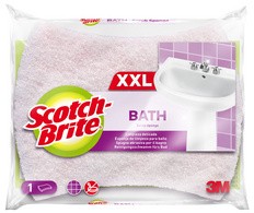 Scotch-Brite Reinigungsschwamm Bath XXL, Farbe: rosa/weiß
