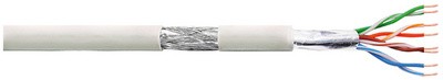 LogiLink Installationskabel, Kat. 5e, SF/UTP, 305 m, grau