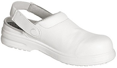 HYGOSTAR Sicherheitsschuh Clog CLASSIC, Größe: 42, weiß