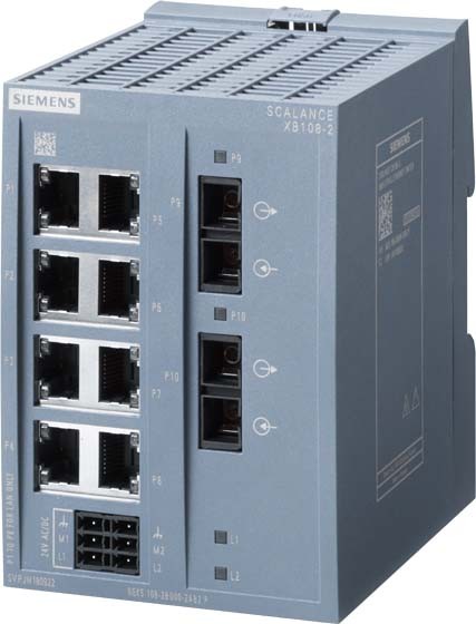 SIEMENS SIEMENS SCALANCE 6GK5108-2BD00-2AB2 XB108-2 unmanaged Switch 8x 10/100 Mbit
