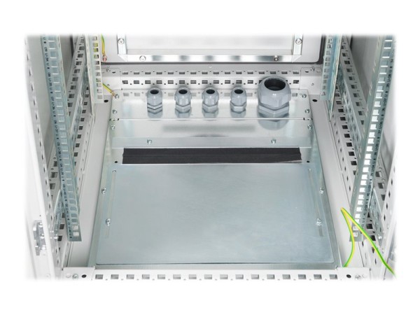 DIGITUS 42HE Netzwerkschrank Indoor IP55 2100x600x600mm Hartglastur inkl. S DN-19 42U-I-6/6-1