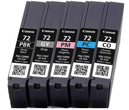 Canon PGI-72 PBK/GY/PM/PC/CO Multipack - Tintenpatrone Original - Schwarz, Matt- / PhotoSchwarz, Hell- / PhotoCyan, Hell- / PhotoMagenta - 70 ml