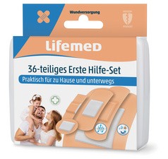 Lifemed Erste-Hilfe-Pflaster-Set, 36-teilig