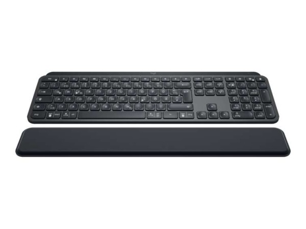 LOGITECH MX Keys Plus Advanced Wireless Illuminated Keyboard with Palm Rest 920-009404