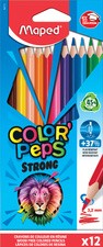 Maped Dreikant-Buntstift COLOR'PEPS STRONG, 12er Kartonetui