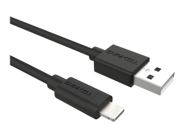 DURACELL Duracell Apple Lightning Kabel 2m schwarz