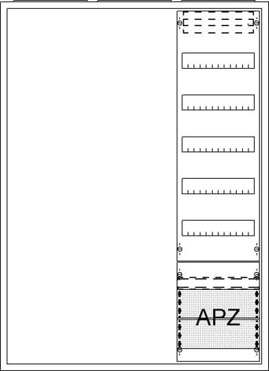 ABB ABB Striebel Ausbauschrank AP A37 AA37A2A 2F1V5A2 2CPX054294R9999