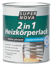 SUPER NOVA Heizkörperlack 2in1, weiß, 750 ml