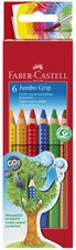 FABER-CASTELL Dreikant-Buntstifte Jumbo GRIP, 12er Etui