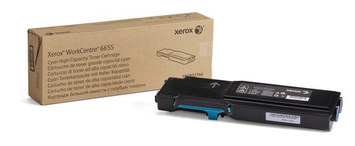Xerox WorkCentre 6655 Hochleistungs-Tonerpatrone Cyan (7,500 Seiten)