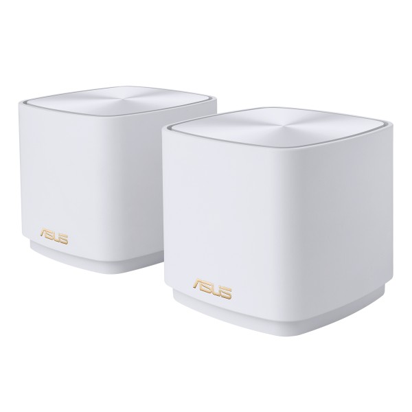 ASUS ASUS ZenWiFi XD4 Plus WiFi 6 Mesh System 2er-Pack Weiß AX1800 Dual-Band, 2x Gigabit LAN, AiMesh
