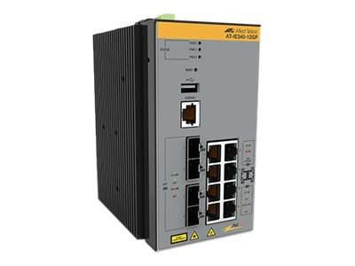 ALLIED TELESIS L3 INDUSTRIAL LAN SWITCH 8X AT-IE340-12GT-80