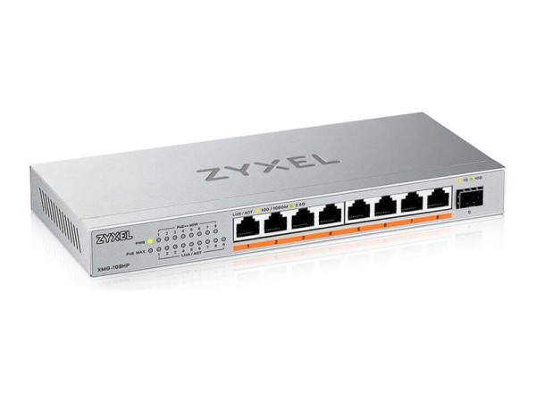 ZYXEL XMG-105 8 Port 10/2,5G MultiGig PoE++ Switch unmanaged XMG-108HP-EU0101F