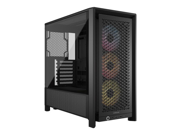 CORSAIR Geh Midi FRAME 4000D RS ARGB Mid-Tower, Black CC-9011296-WW