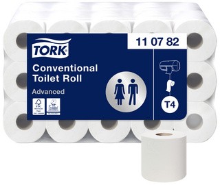 TORK Toilettenpapier, 3-lagig, weiß, Großpackung