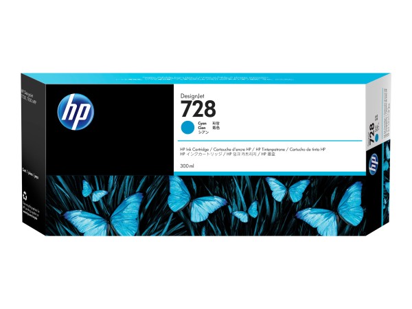 HP HP 728 Cyan DesignJet Tintenpatrone