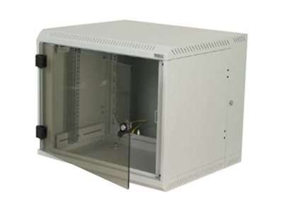 TRITON - 19"" Wandschrank zweiteilig 15HE/515mm Vollglastür RBA-15-AD5-CAX-A1