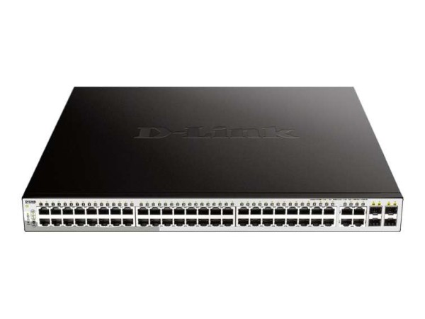 D-LINK 52-Port Layer2 Smart Managed 48x PoE Gigabit Switchdlink|green 3.0, DGS-1210-52MP/E